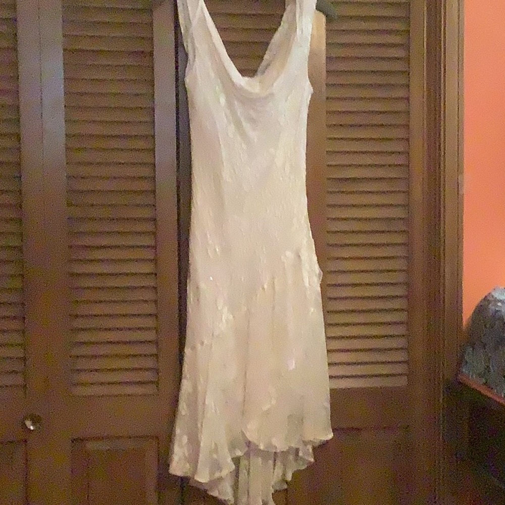 Fancy sequined hi-low dress